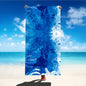 Print Sea Beach Towel Quick-Dry Washable Beach Towels Sandproof Portable Beach Towels  For Travel Swimming Camping Beach