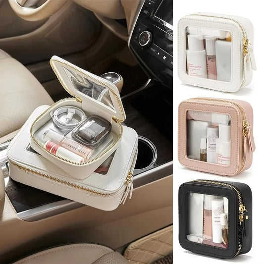 Travel Toiletries Bag Women Transparent Makeup Bags Cosmetic Bags with Zipper Waterproof Wash Bag Large Makeup Bag for Women