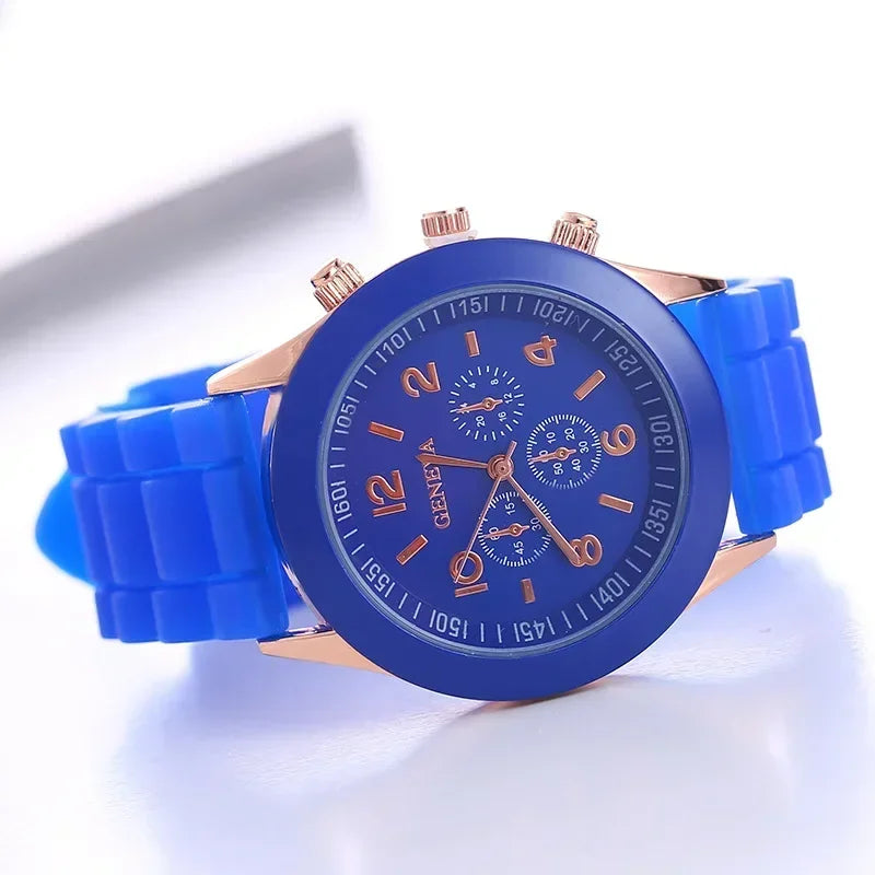 Women Watches New Fashion Luxury Brand Women's Watch Silicone Strap Quartz Wrist Watch For Female