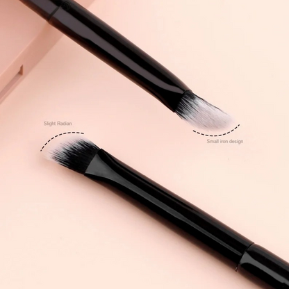 Small Iron Concealer Brush Angled Cream Foundation Concealer Makeup Brushes Oblique Angled Triangle Concealer Makeup Tools