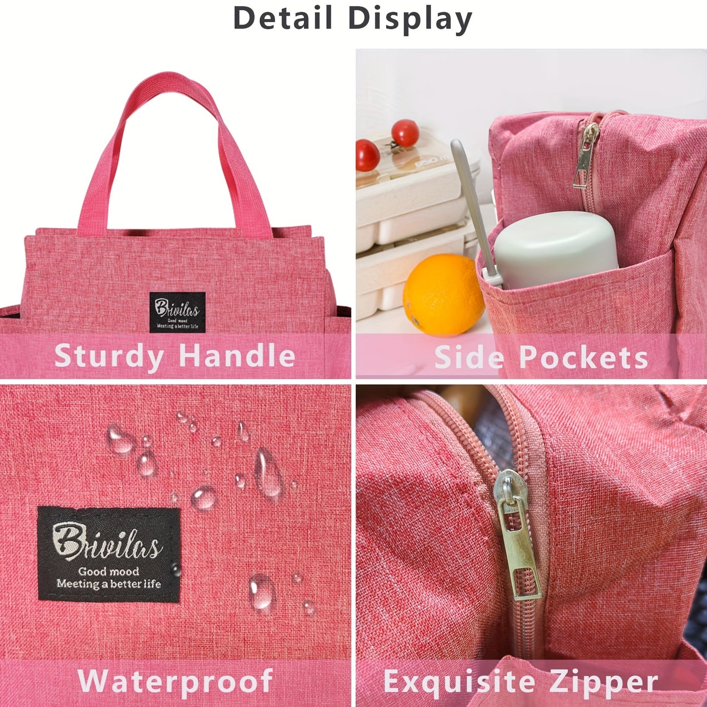 Thermal Bag Handheld Lunch Box Bag Thermal Bag Mommy Bag Multifunctional Tote Bag