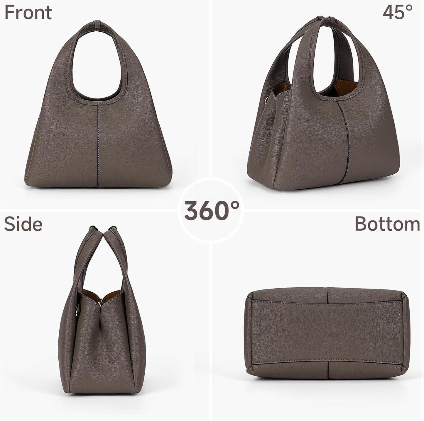 Crossbody Purse for Women Top-Handle Handbags Satchel Bag Leather Tote Bag Hobo Crossbody Purse Trendy Shoulder Bag