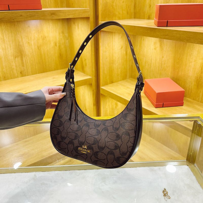 Designer Bag Luxury Bag Shoulder Bag Crossbody Purse Ladies Fashion Mini Bag High Quality Leather Zipper Armpit Bag New Shoulder Designer Bag 2025 Medium Handbag